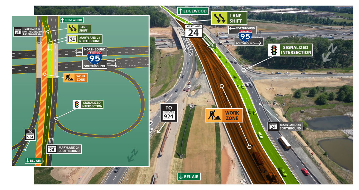 その他 dmz 12 mala MD 24 Interchange / Two-Lane ETL Extension | MDTA